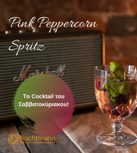 Pink Peppercorn Spritz - Το Cocktail του Σαββατοκύριακου