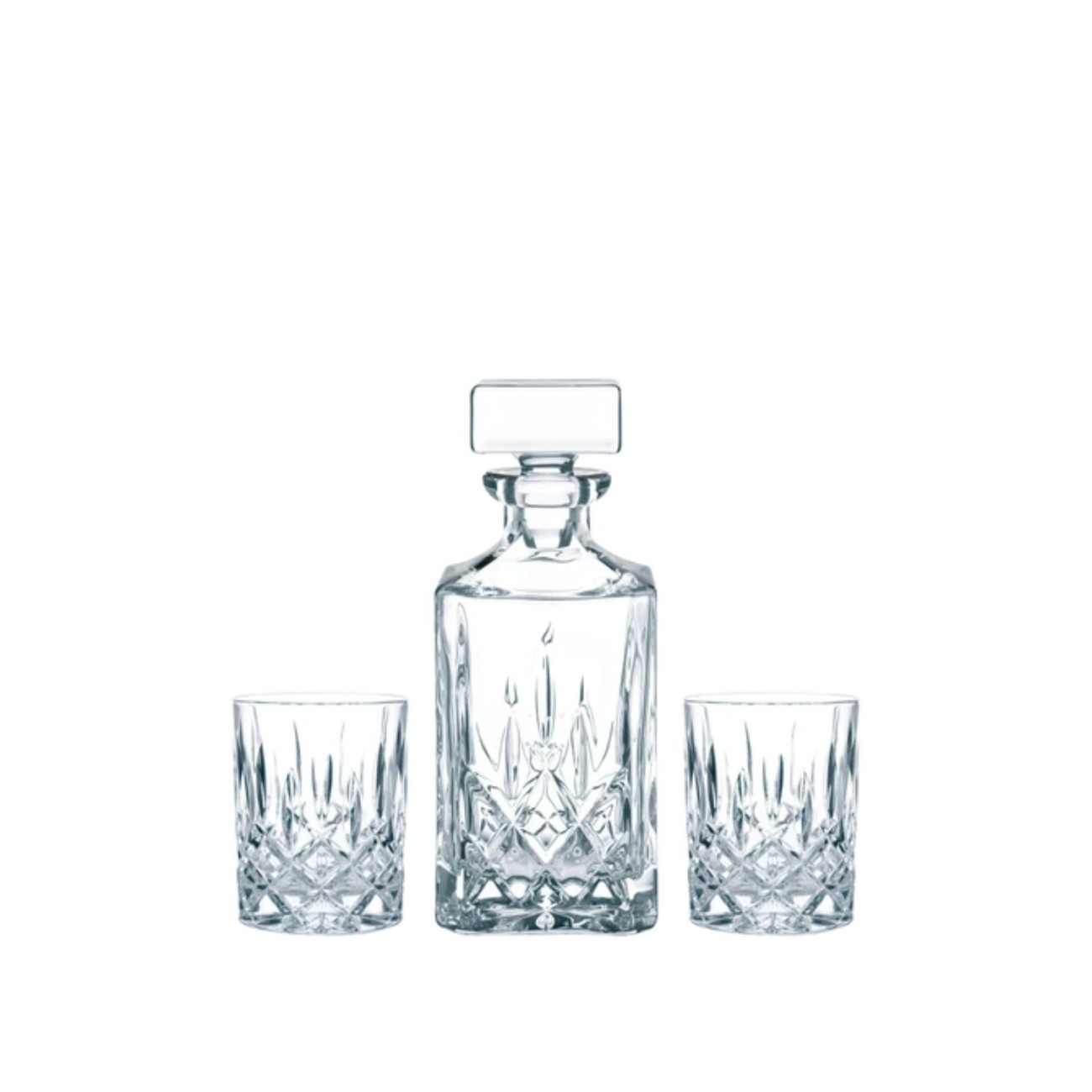 Nachtmann Σετ 3 τεμ. καράφα 750ml & 2 ποτήρια 295ml σειρά Noblesse Ποτήρια Ουίσκι/Χυμού