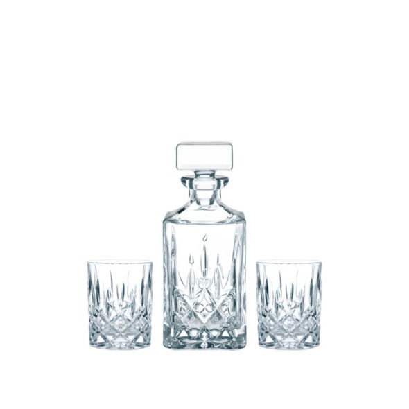 Nachtmann Σετ 3 τεμ. καράφα 750ml & 2 ποτήρια 295ml σειρά Noblesse Nachtmann Σετ 3 τεμ. καράφα 750ml & 2 ποτήρια 295ml σειρά Noblesse