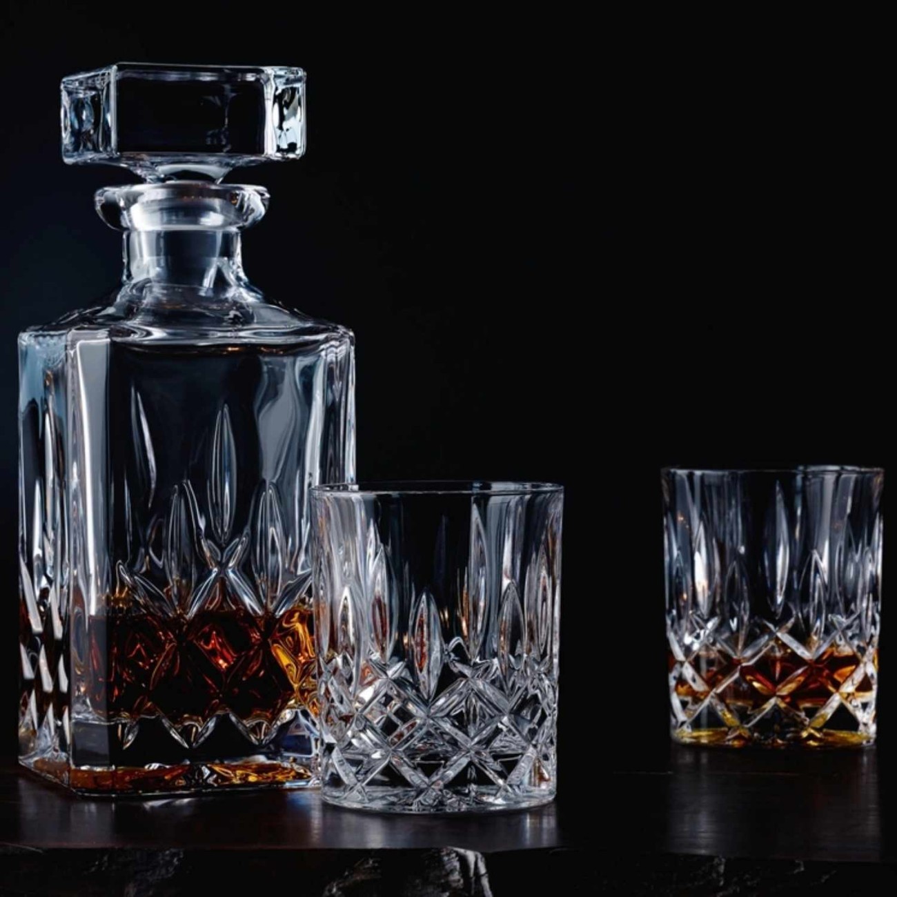Nachtmann Σετ 3 τεμ. καράφα 750ml & 2 ποτήρια 295ml σειρά Noblesse Ποτήρια Ουίσκι/Χυμού