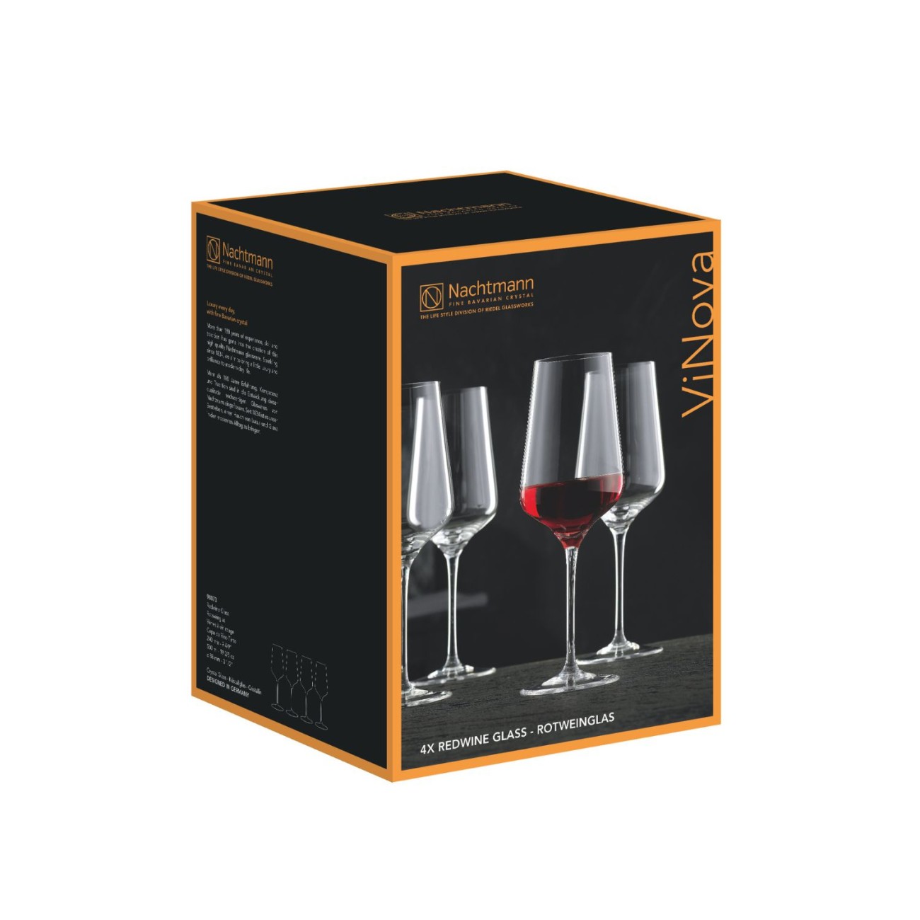 Nachtmann Σετ 4 τεμ ποτήρι κόκκινου κρασιού 550 ml σειρά Vinova Ποτήρια Κρασιού