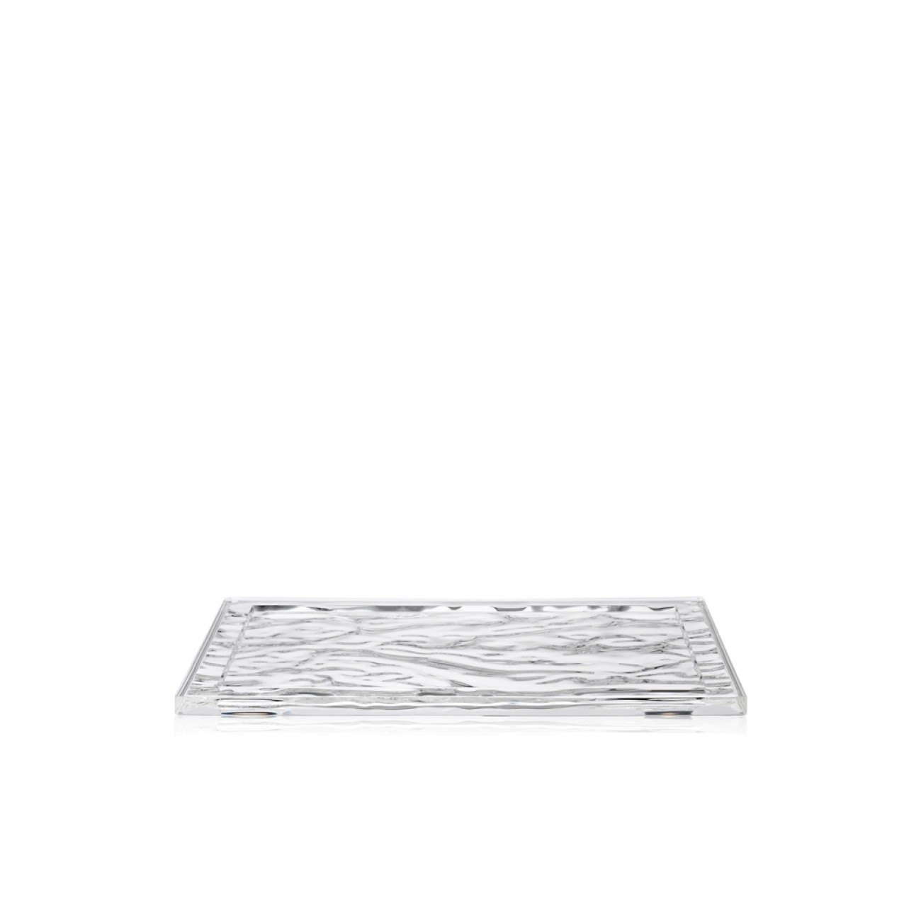 Kartell Δίσκος σερβιρίσματος διάφανος 46x32εκ. σειρά Dune Δίσκοι σερβιρίσματος