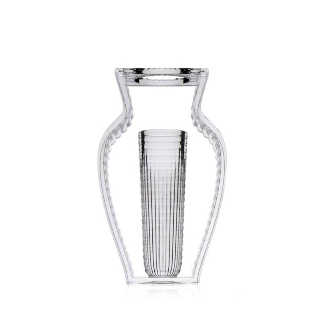 Kartell Βάζο διάφανο 33εκ. σειρά I Shine Βάζα