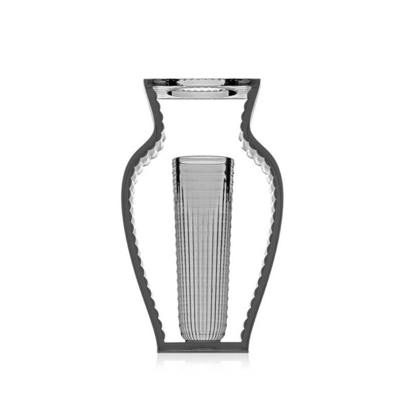 Kartell Βάζο γκρι 33εκ. σειρά I Shine Βάζα