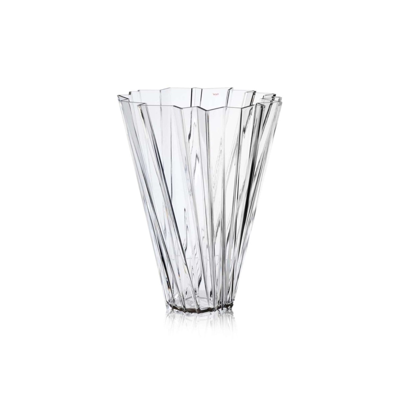 Kartell Βάζο διάφανο 44εκ. σειρά Shanghai Βάζα
