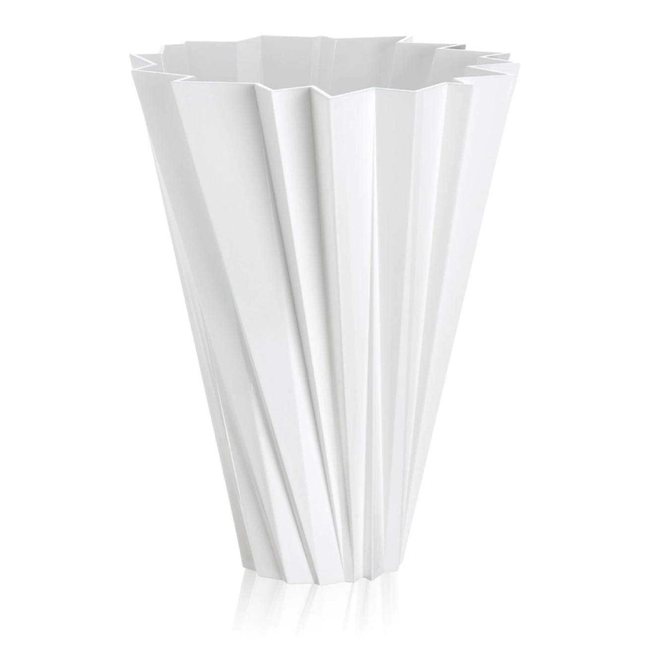 Kartell Βάζο 44 εκ. Glossy White σειρά Shanghai Βάζα