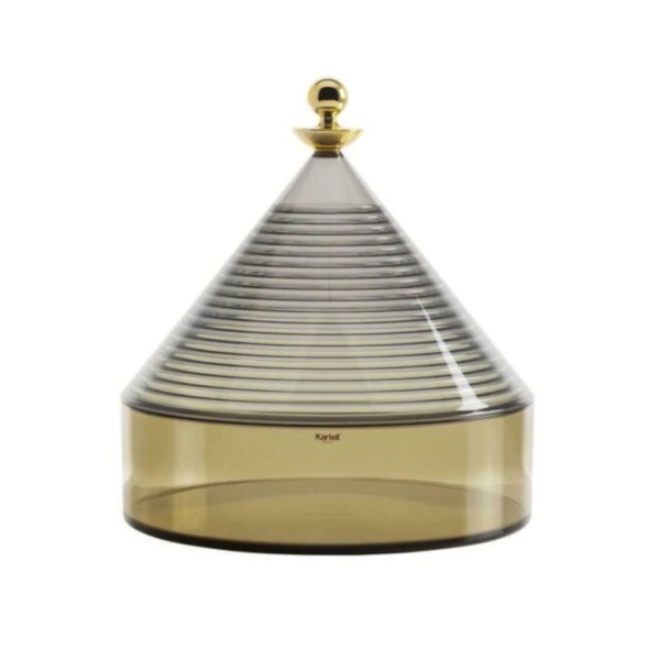 Kartell Δοχείο γκρι/πράσινο 25x27cm σειρά Trullo