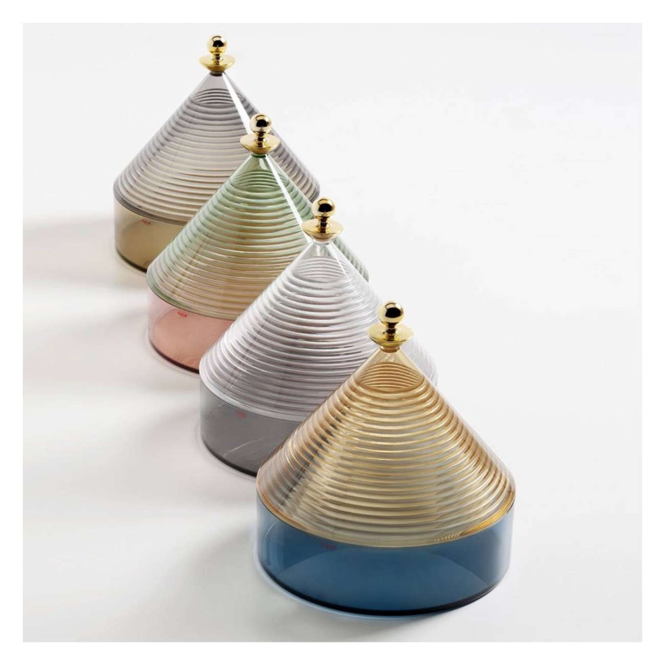Kartell Δοχείο πράσινο/ροζ 25x27cm σειρά Trullo Μπολ