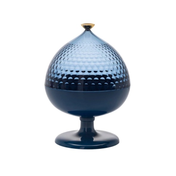 Kartell Δοχείο με πόδι Φ21/29 cm Sky Blue/Blue σειρά Pumo Kartell Δοχείο με πόδι Φ21/29 cm Sky Blue/Blue σειρά Pumo