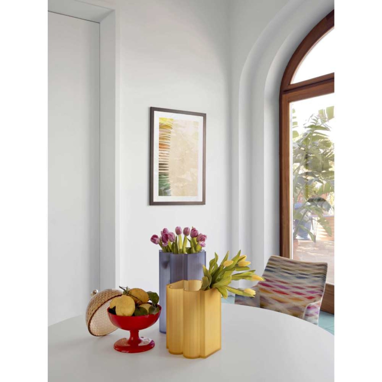 Kartell Βάζο 34 εκ. Violet σειρά Okra
 Βάζα