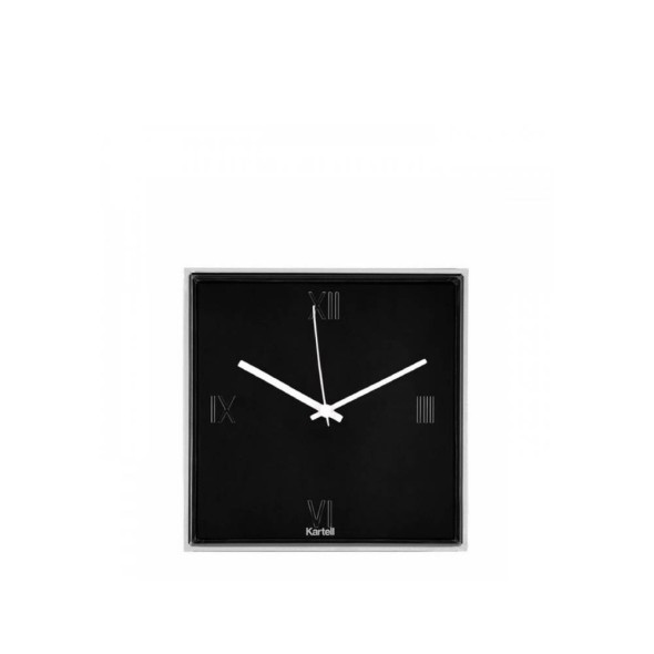 Kartell Ρολόι τοίχου μαύρο 30x30εκ. σειρά Tic Tac