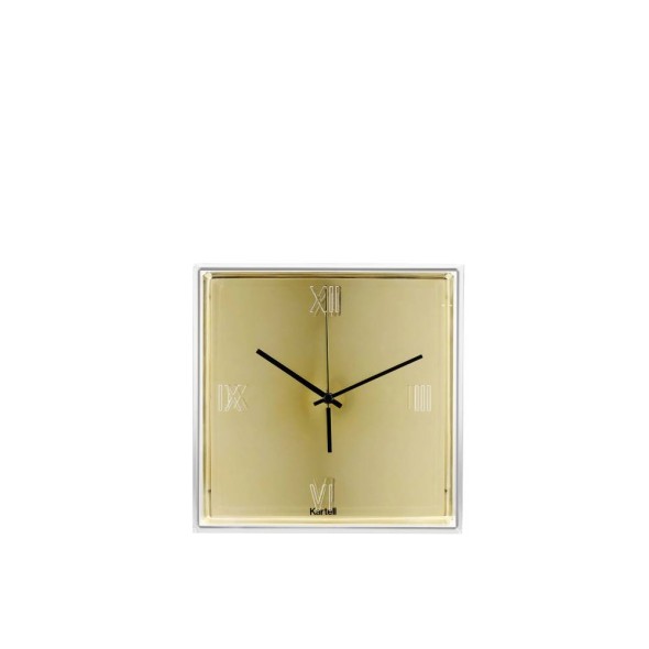 Kartell Ρολόι τοίχου χρυσό 30x30εκ. σειρά Tic Tac