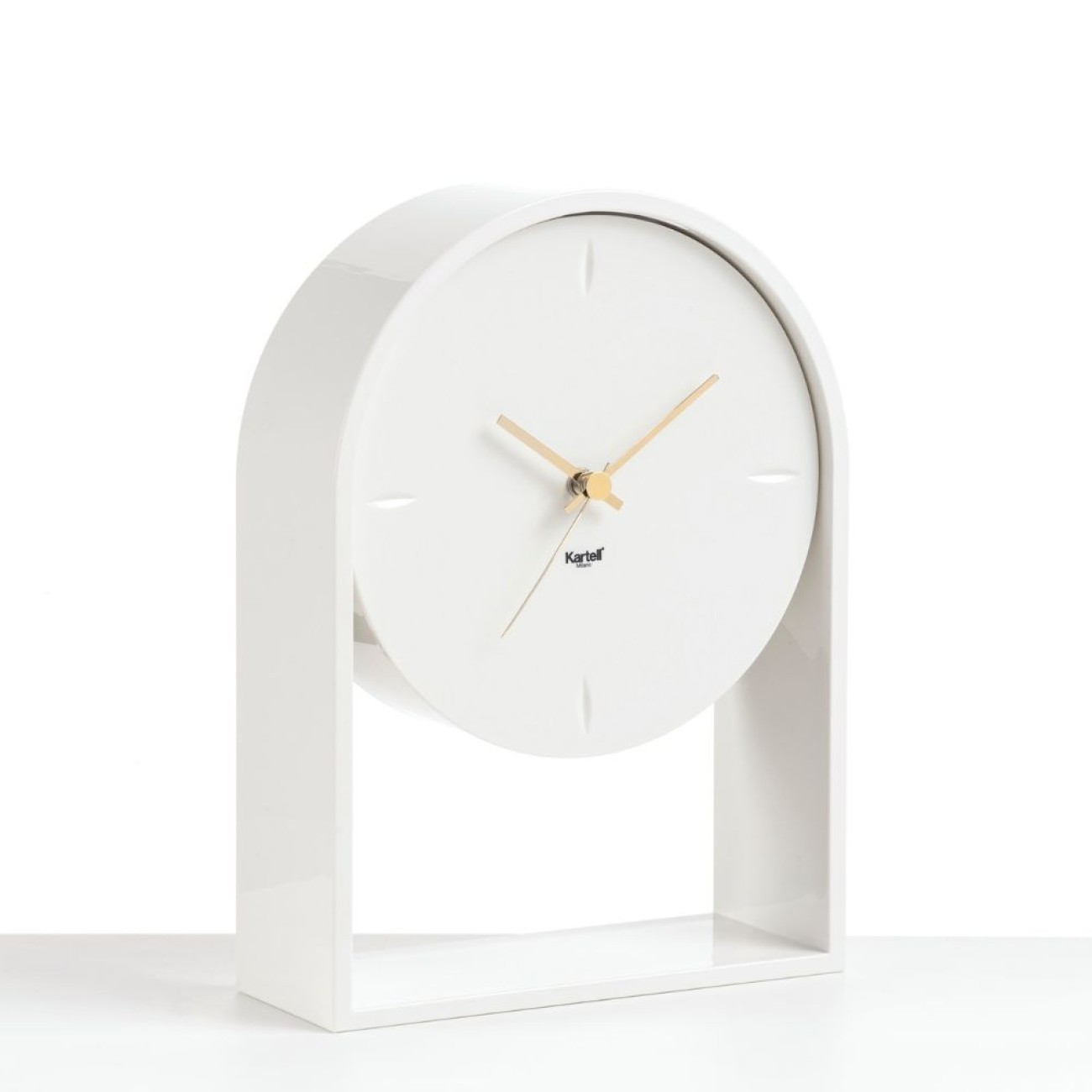 Kartell Ρολόι επιτραπέζιο 30εκ. White σειρά Air Du Temps Ρολόγια - Διάφορα διακοσμητικά