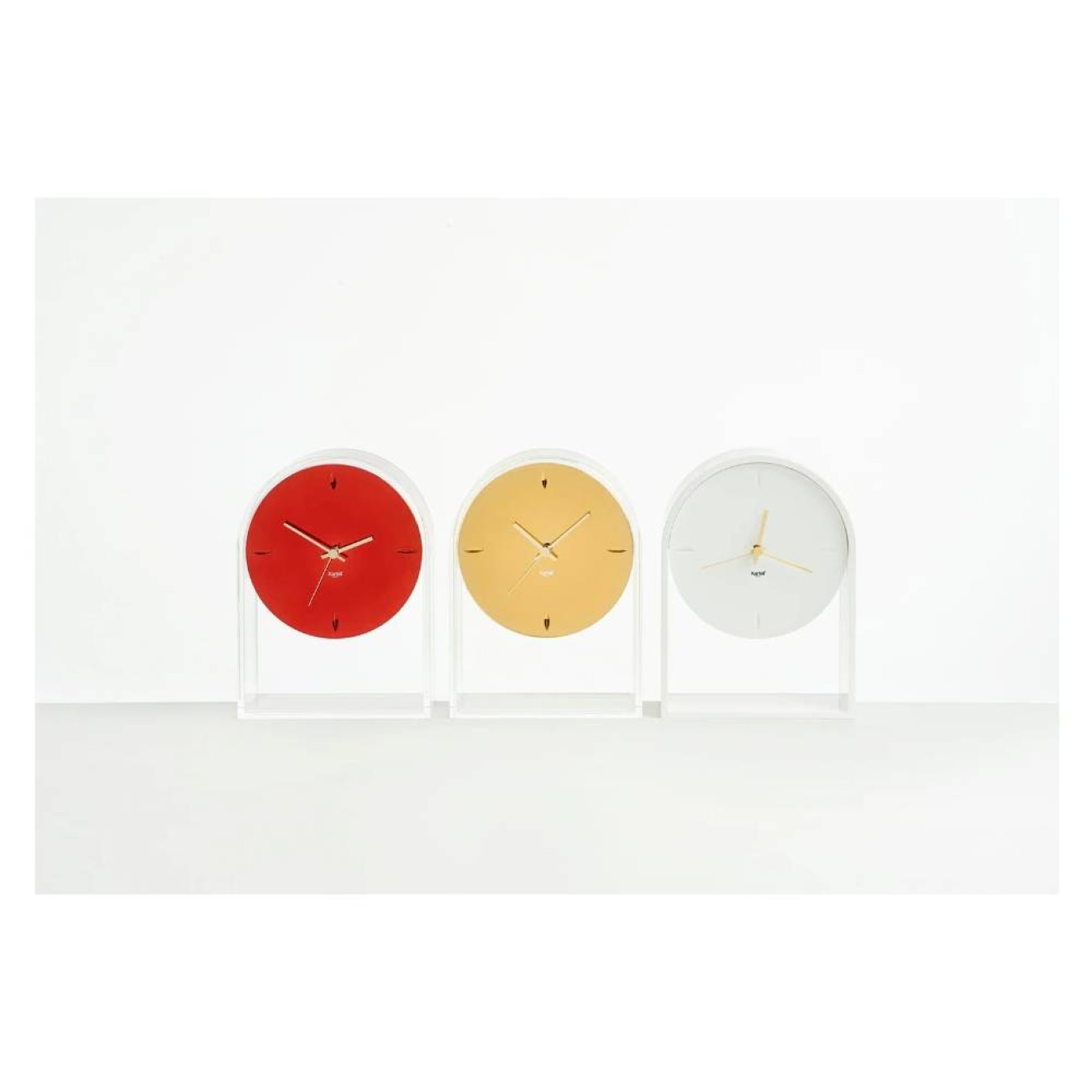 Kartell Ρολόι επιτραπέζιο 30εκ. Crystal/Gold σειρά Air Du Temps Ρολόγια - Διάφορα διακοσμητικά