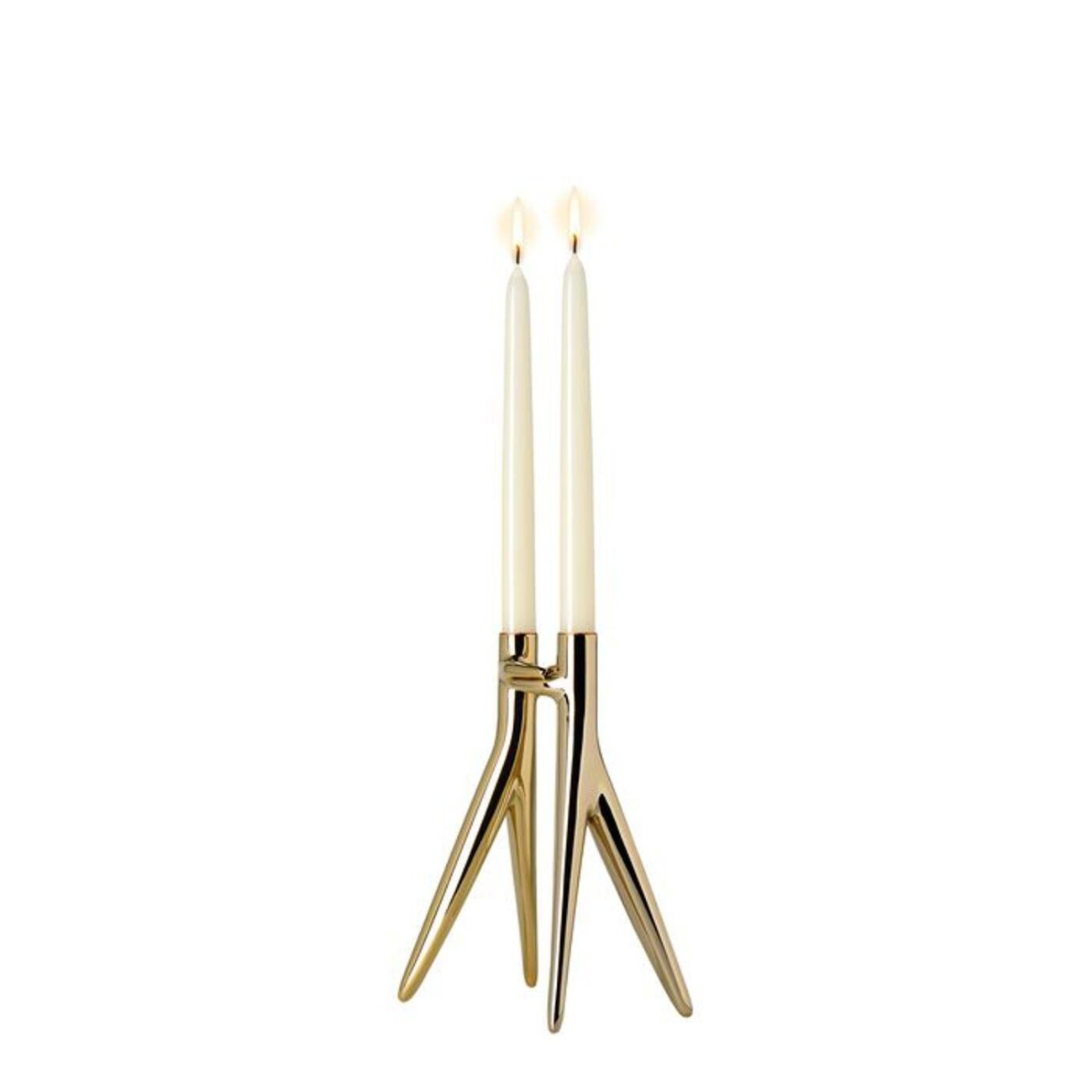 Kartell Κηροπήγιο 25εκ. χρυσό σειρά Abbracciaio Κηροπήγια