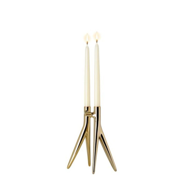 Kartell Κηροπήγιο 25εκ. χρυσό σειρά Abbracciaio Kartell Κηροπήγιο 25εκ. χρυσό σειρά Abbracciaio