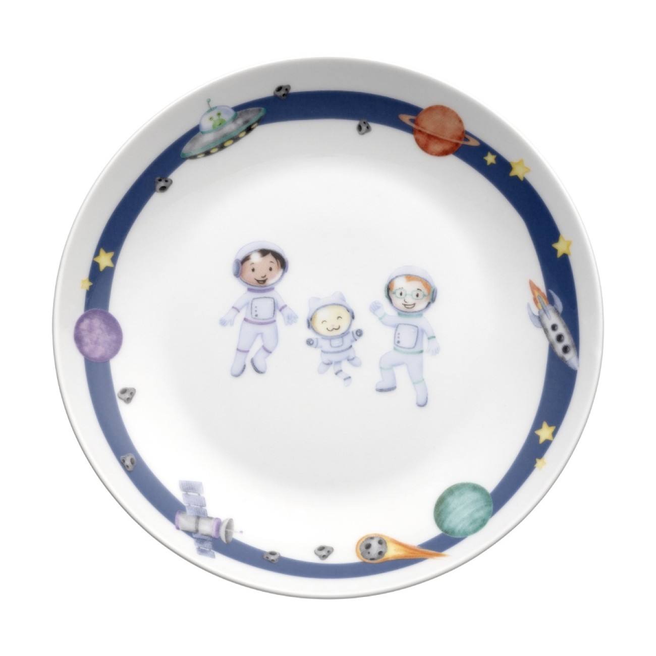 Leonardo Παιδικό σετ 3 τεμ. (πιάτο/μπωλ/κούπα) Space σειρά Bambini Aventura Παιδικά Είδη
