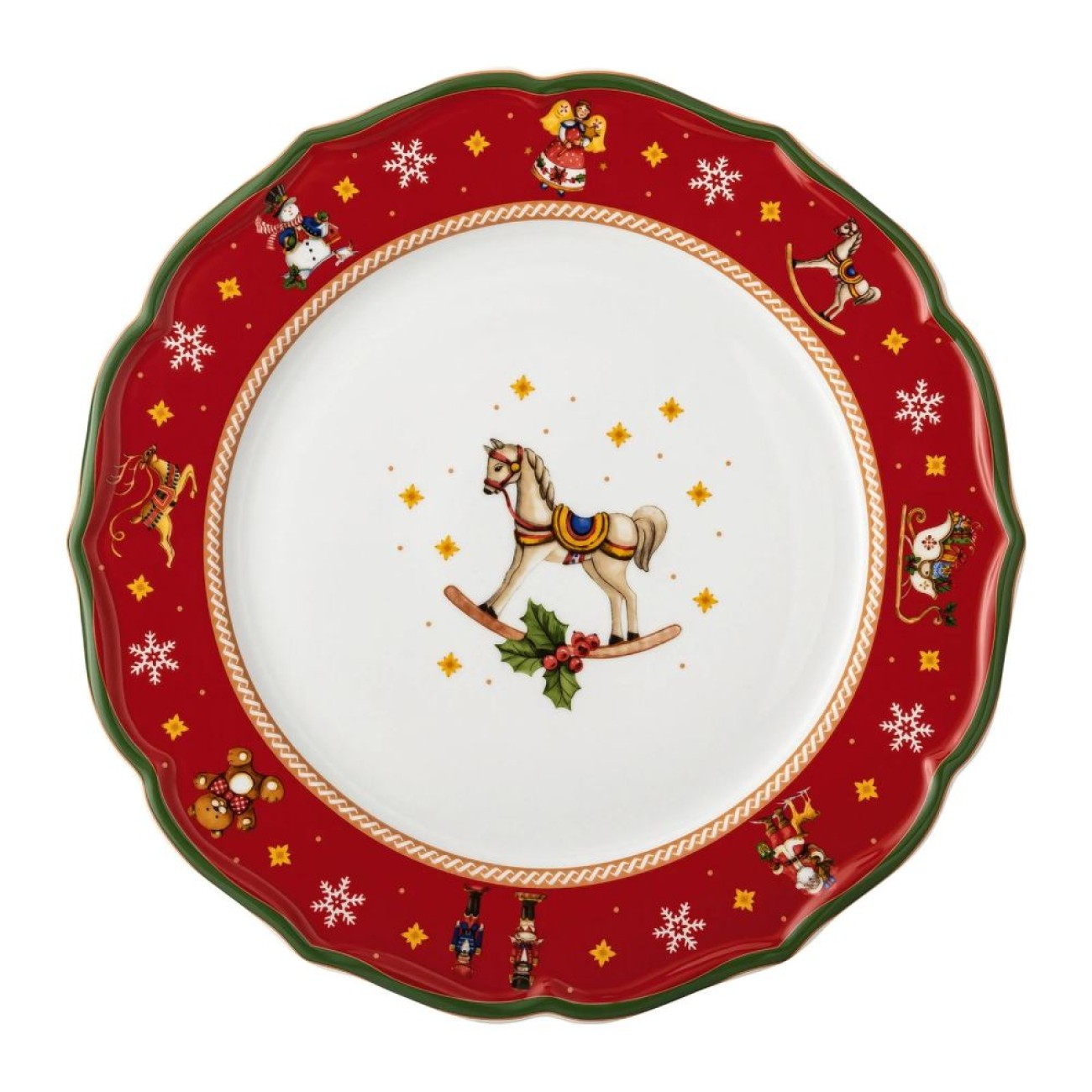 Hutschenreuther Πιατέλα 33 εκ. red σειρά Happy Wintertime
 Χριστουγεννιάτικα