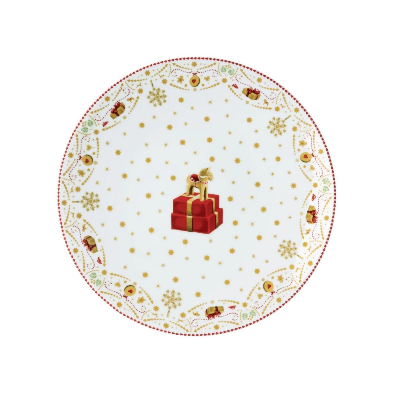 Hutschenreuther Πιατέλα Φ31 εκ σειρά Christmas Love Χριστουγεννιάτικα