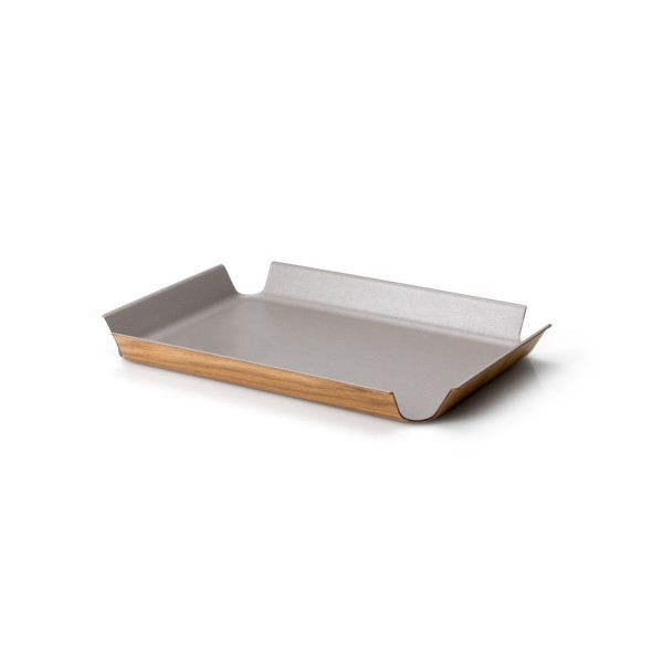 Continenta Δίσκος 45Χ34Χ4 εκ. Taupe metallic σειρά Living