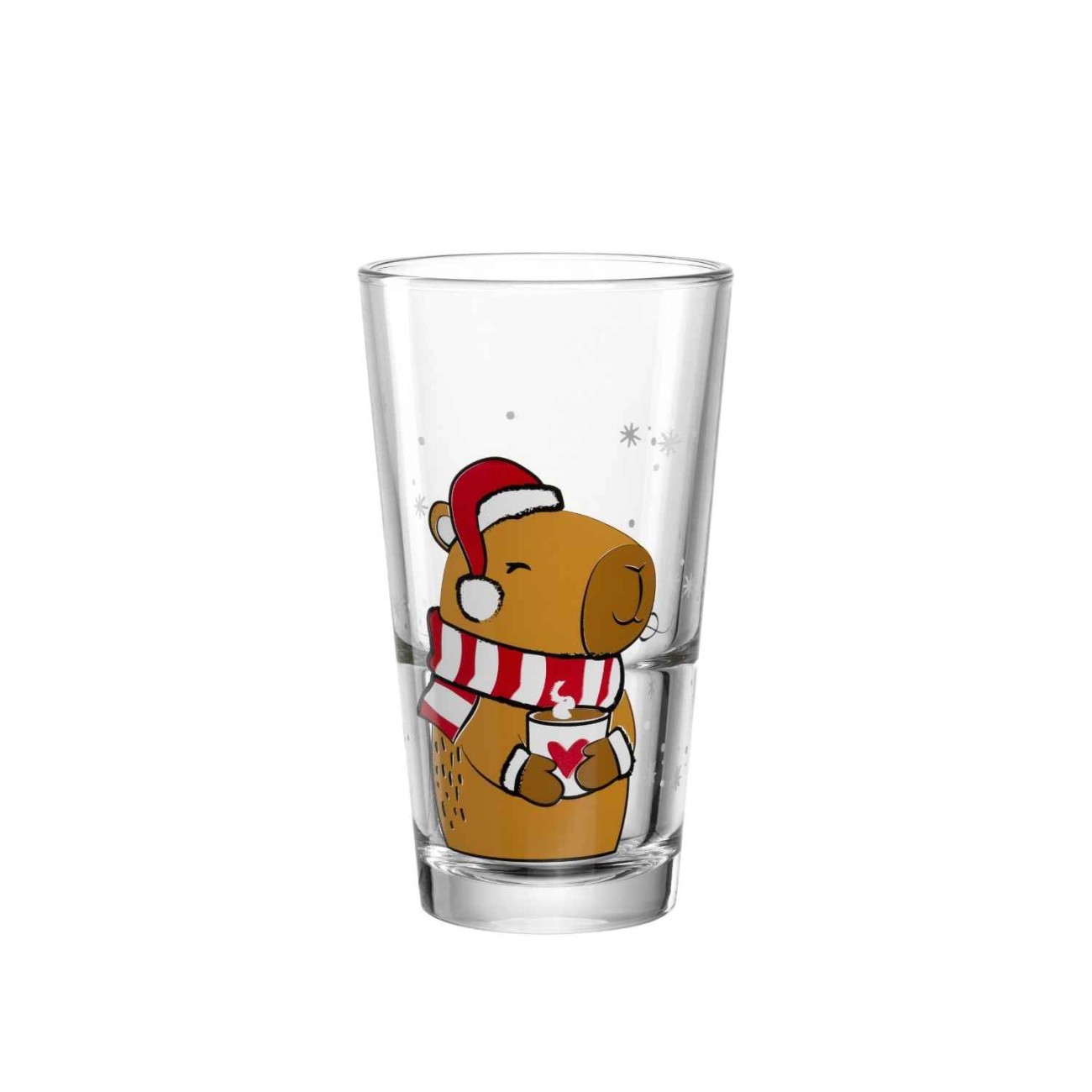 Leonardo Ποτήρι αναψυκτικού 330 ml Capybara σειρά Natale 2026 Χριστουγεννιάτικα