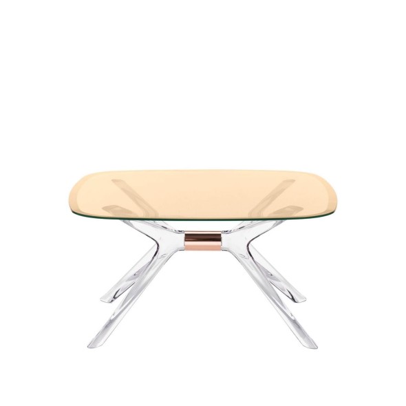 Kartell Τραπέζι 80Χ80 chrome/smoke σειρά Blast Kartell Τραπέζι 80Χ80 chrome/smoke σειρά Blast