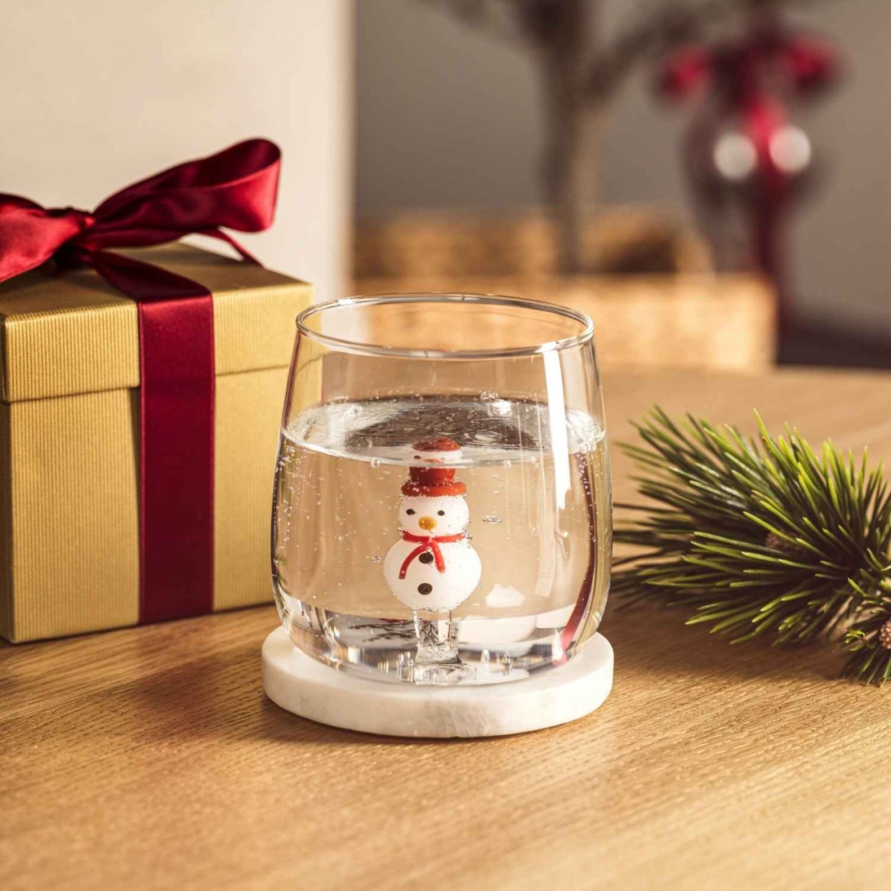 Leonardo Ποτήρι 570 ml snowman - Gift Box σειρά Riposo Χριστουγεννιάτικα