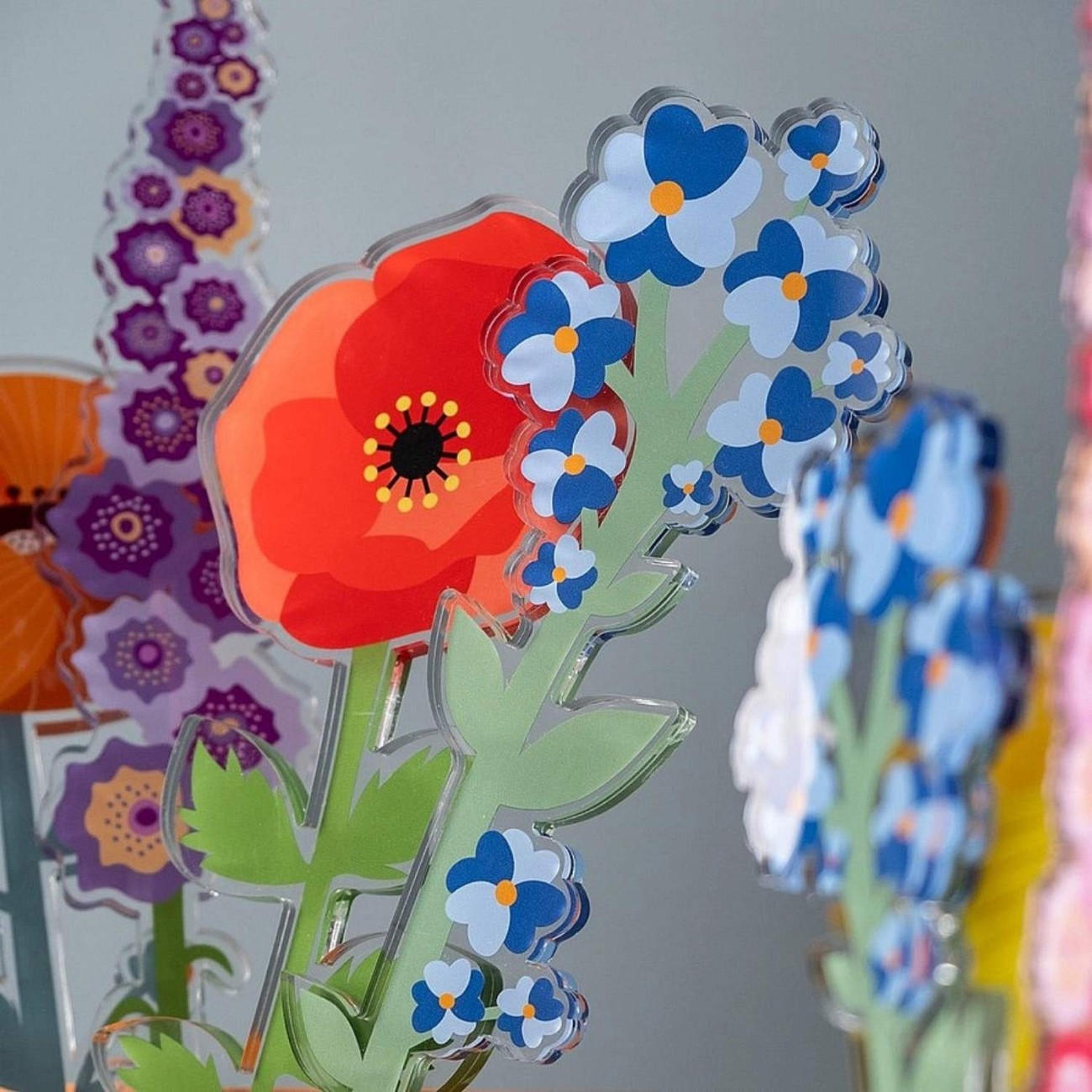 Vesta Forget me not Γαλάζιο large σειρά Funny Flowers Τεχνητά άνθη