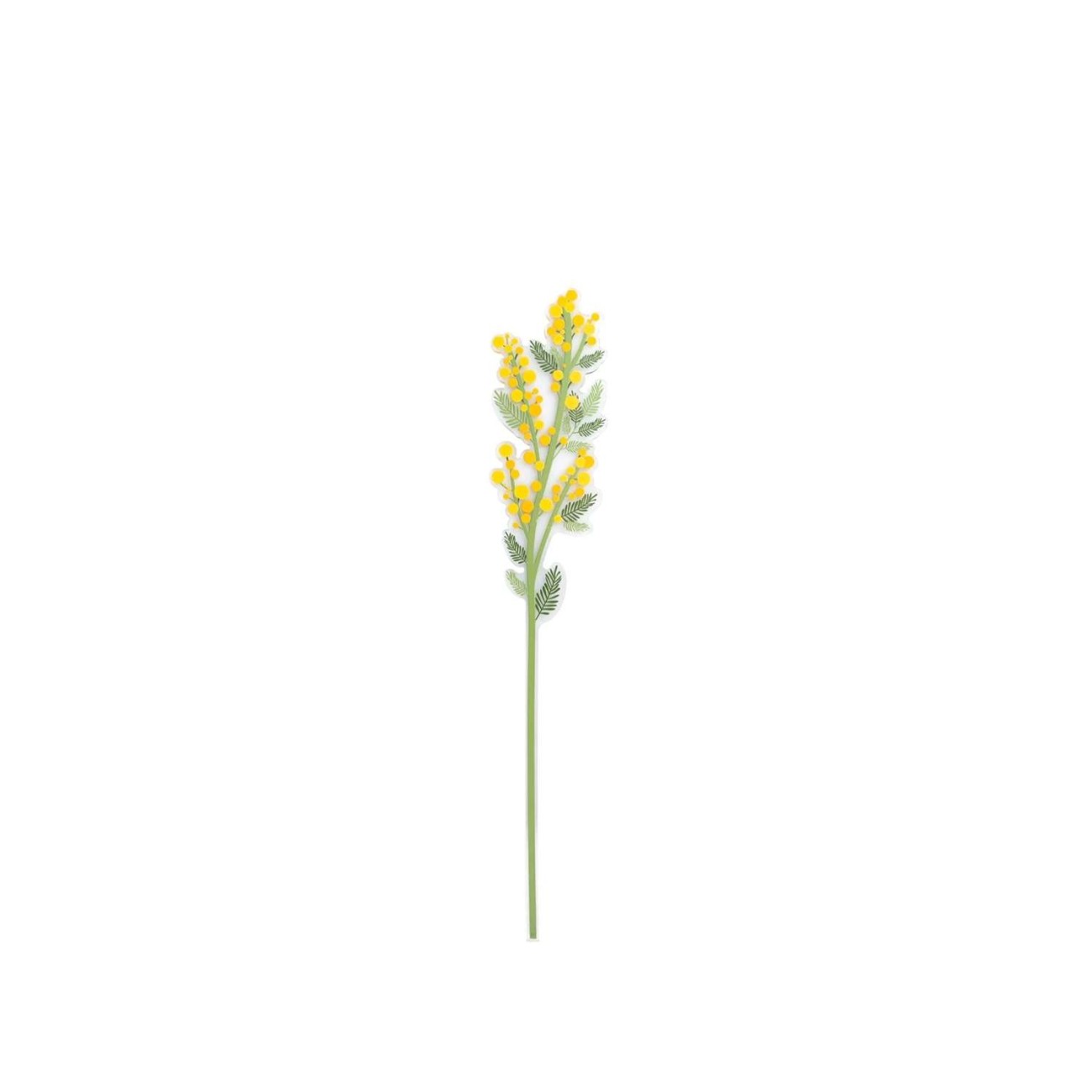 Vesta Λουλούδι Μιμόζα κίτρινη small σειρά Funny Flowers Τεχνητά άνθη