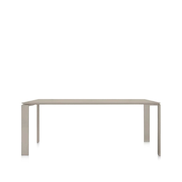 Kartell Τραπέζι 190X90 beige soft touch laminate σειρα Four Kartell Τραπέζι 190X90 beige soft touch laminate σειρα Four