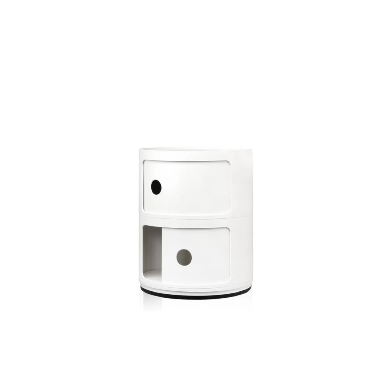 Kartell Συρταριέρα διπλή λευκή διάμετρος 32εκ. σειρά Componibili Συρταριέρες