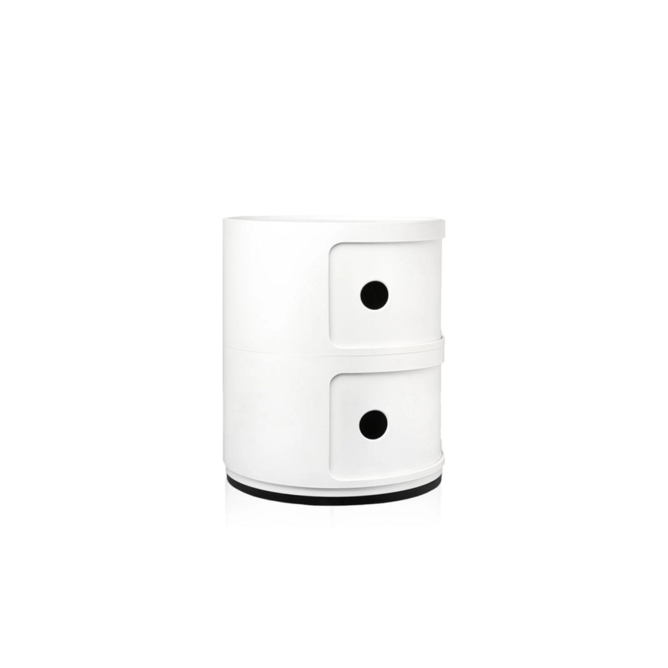 Kartell Συρταριέρα διπλή λευκή διάμετρος 32εκ. σειρά Componibili Συρταριέρες