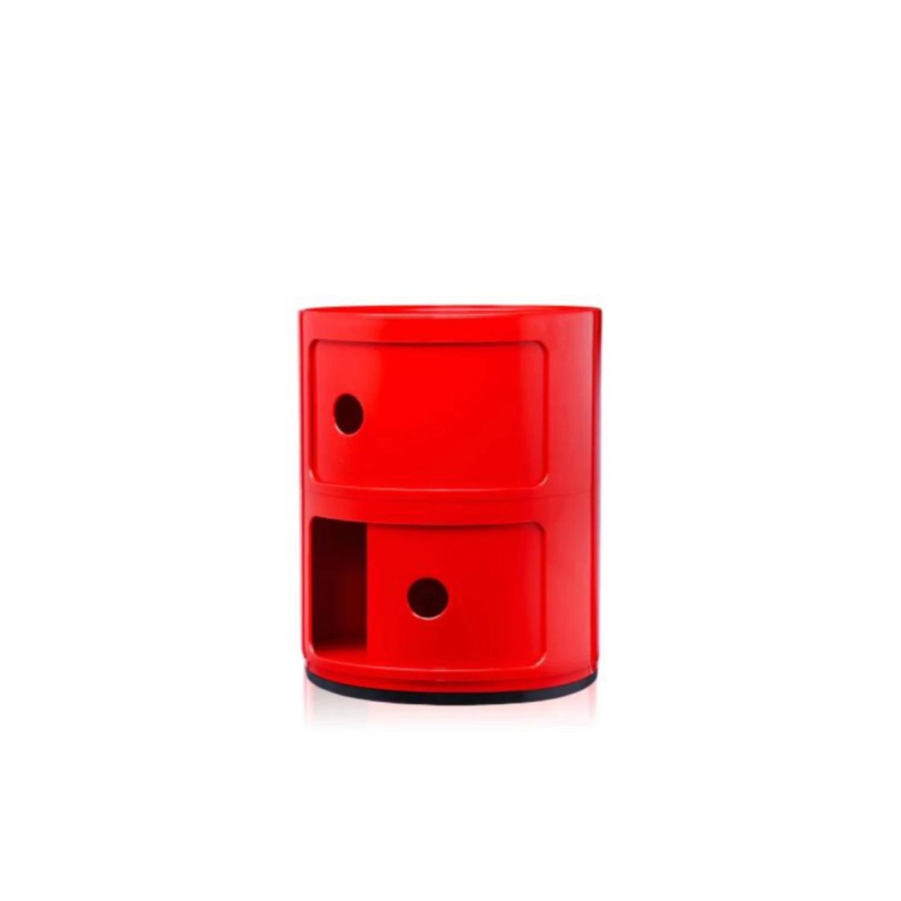 Kartell Συρταριέρα διπλή κόκκινη διάμετρος 32εκ. σειρά Componibili Συρταριέρες