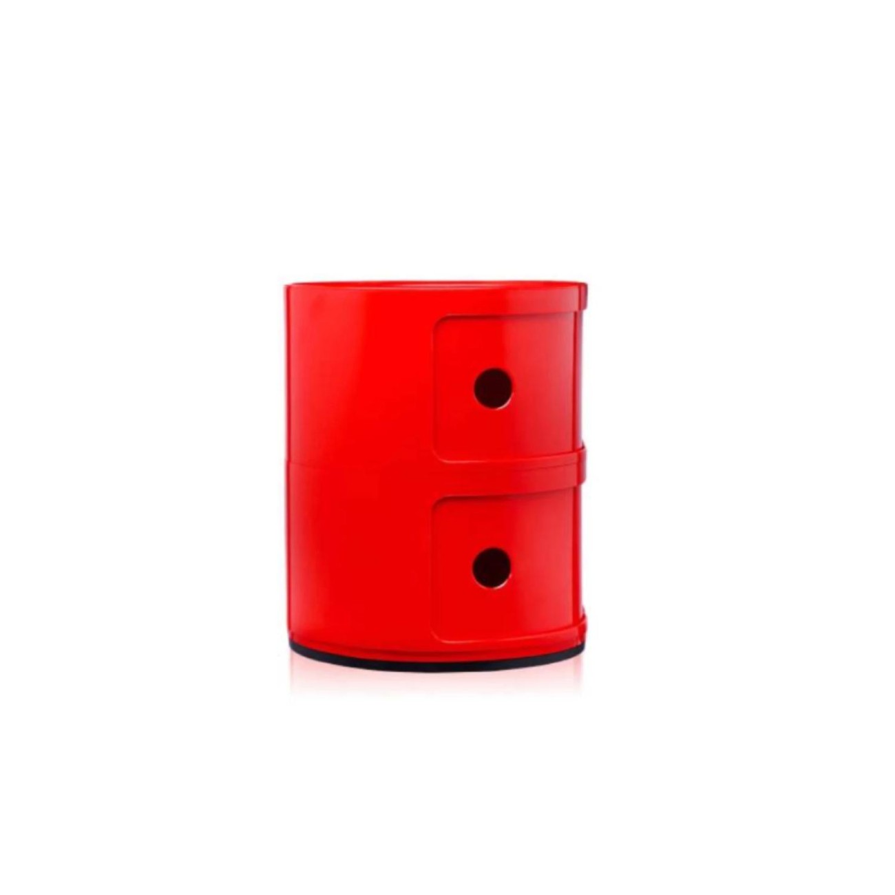 Kartell Συρταριέρα διπλή κόκκινη διάμετρος 32εκ. σειρά Componibili Συρταριέρες