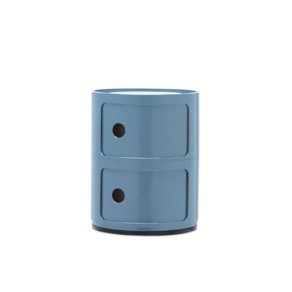 Kartell Συρταριέρα διπλή Sky Blue διάμετρος 32 εκ. σειρά Componibili Kartell Συρταριέρα διπλή Sky Blue διάμετρος 32 εκ. σειρά Componibili