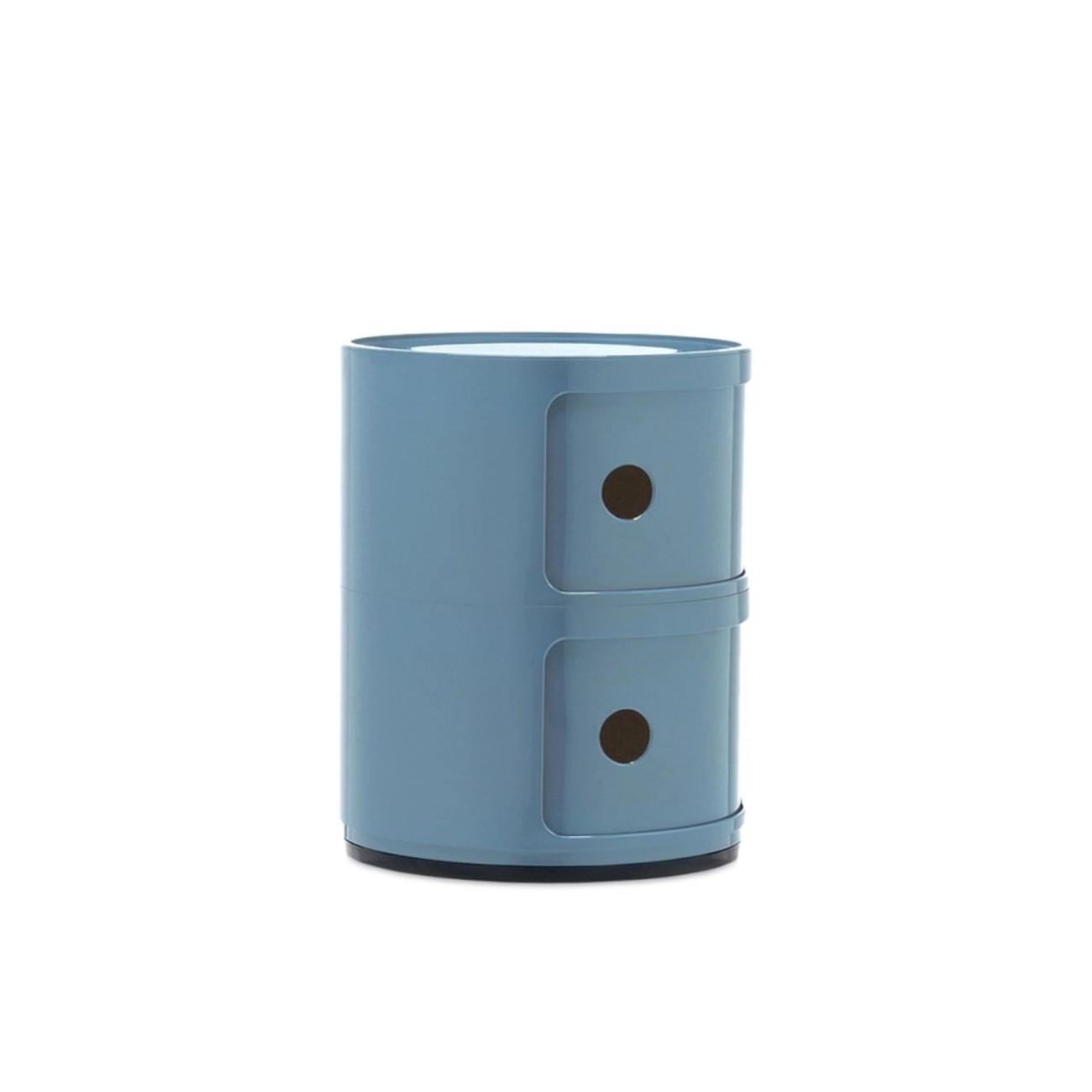 Kartell Συρταριέρα διπλή Sky Blue διάμετρος 32 εκ. σειρά Componibili Συρταριέρες
