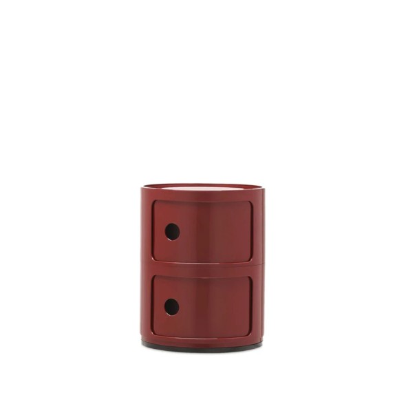 Kartell Συρταριέρα διπλή burgundy διάμετρος 32 εκ. σειρά Componibili Kartell Συρταριέρα διπλή burgundy διάμετρος 32 εκ. σειρά Componibili