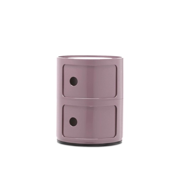 Kartell Συρταριέρα διπλή Mauve διάμετρος 32 εκ. σειρά Componibili Kartell Συρταριέρα διπλή Mauve διάμετρος 32 εκ. σειρά Componibili