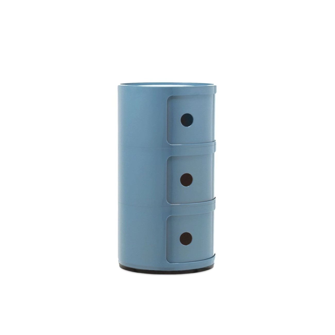 Kartell Συρταριέρα τριπλή Sky Blue διάμετρος 32 εκ. σειρά Componibili Συρταριέρες
