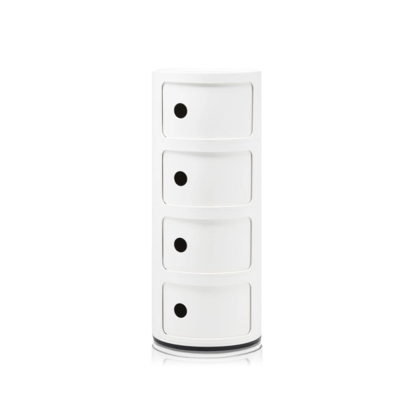 Kartell Συρταριέρα 4πλή λευκή σειρά Componibili Kartell Συρταριέρα 4πλή λευκή σειρά Componibili