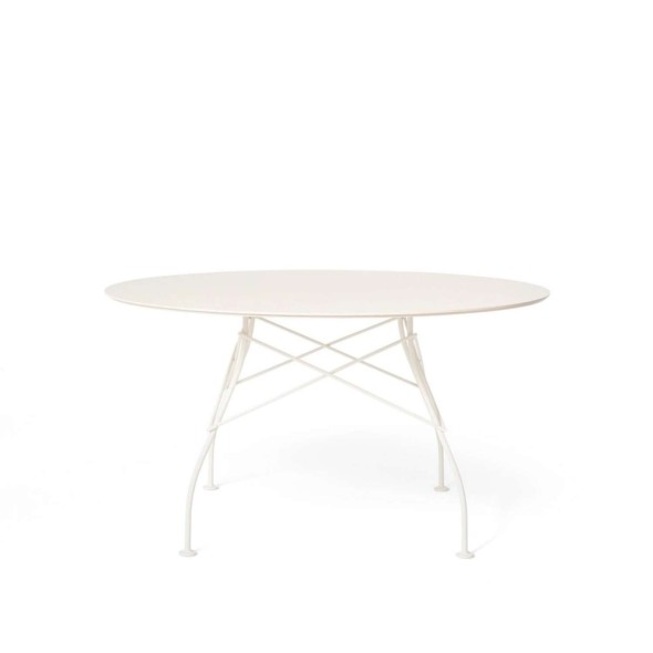 Kartell Τραπέζι Φ128 εκ. White/white σειρά Glossy Outdoor Kartell Τραπέζι Φ128 εκ. White/white σειρά Glossy Outdoor