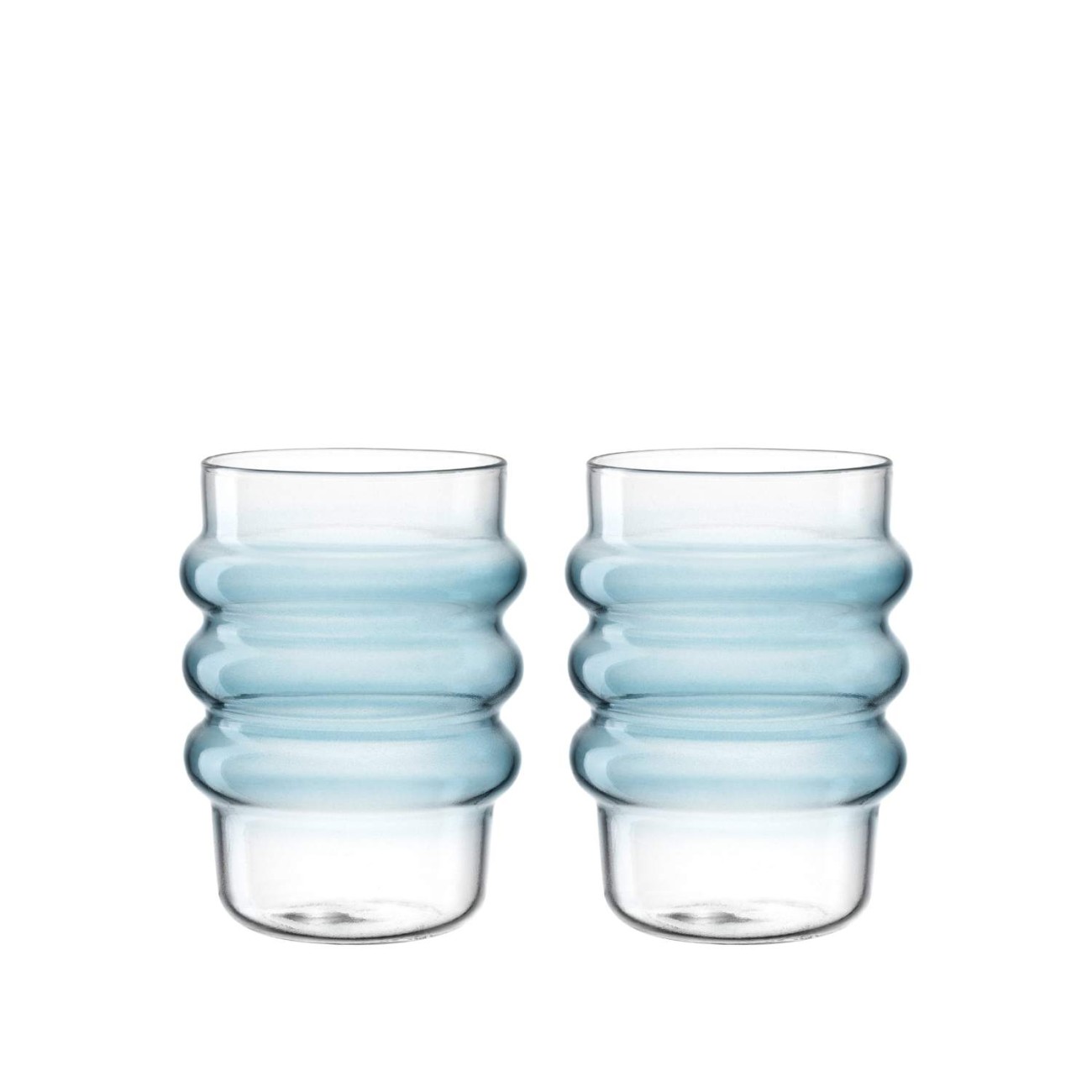 Leonardo Σετ 2 τεμ ποτήρι νερού/αναψυκτικού 440 ml blue σειρά Sole Ποτήρια Νερού/Αναψυκτικού