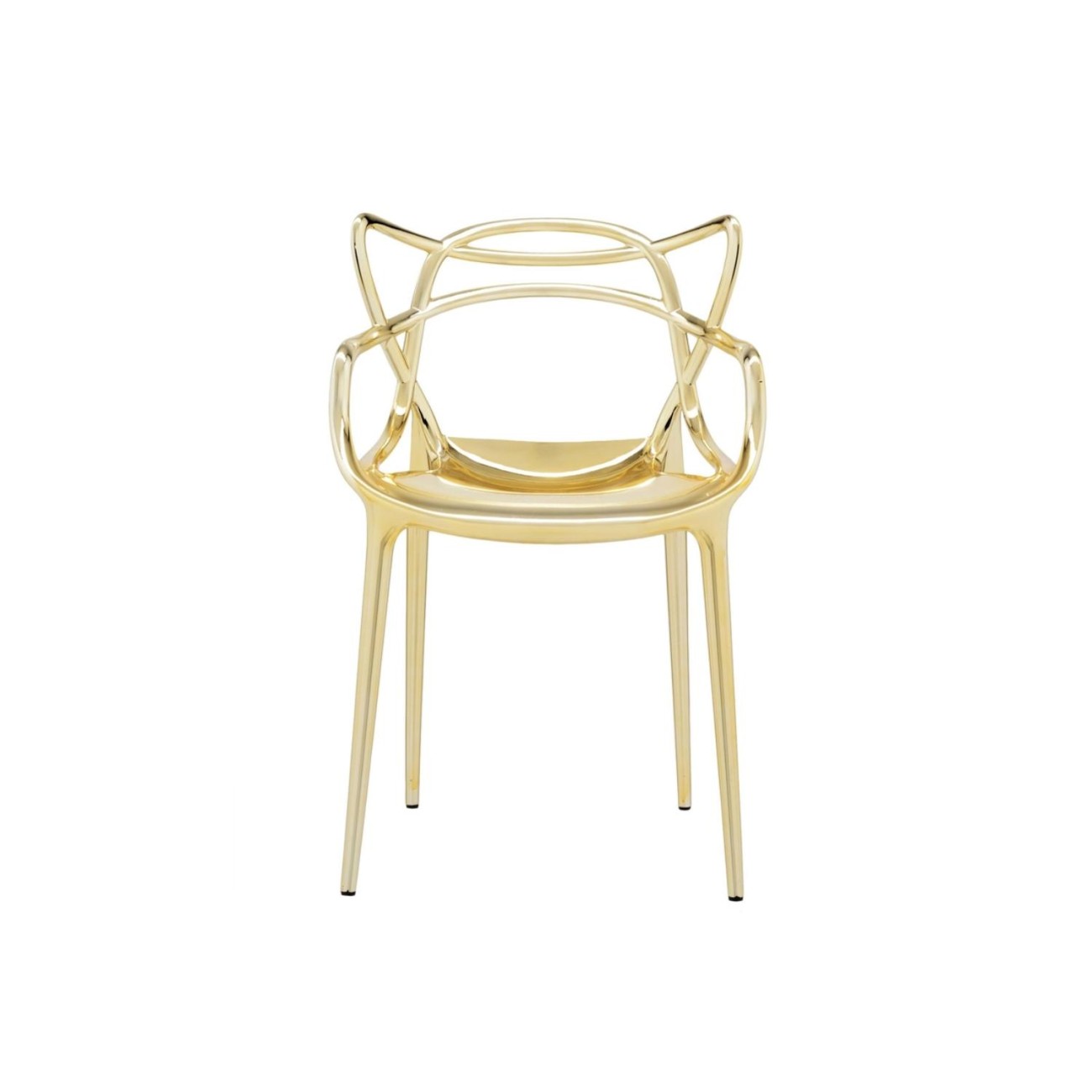 Kartell Καρέκλα χρυσή 84εκ. σειρά Masters Καρέκλες