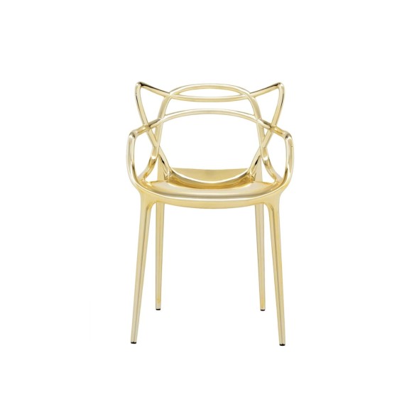 Kartell Καρέκλα χρυσή 84εκ. σειρά Masters