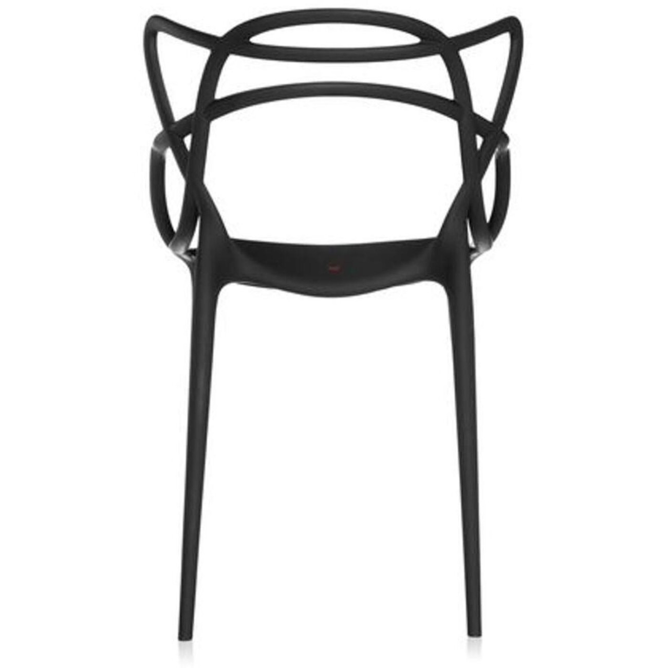 Kartell Καρέκλα μαύρη 84εκ. σειρά Masters Καρέκλες