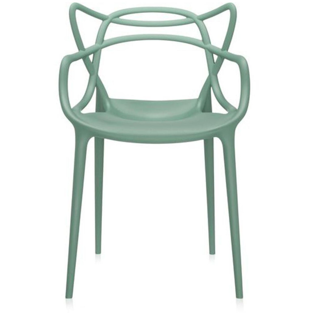 Kartell Καρέκλα πράσινη 84εκ. σειρά Masters Καρέκλες