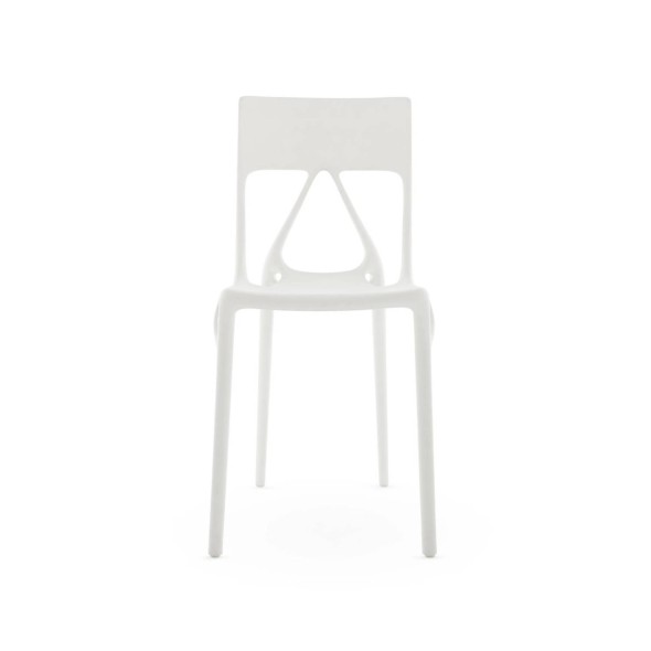 Kartell Καρέκλα λευκή σειρά A.I. Lite