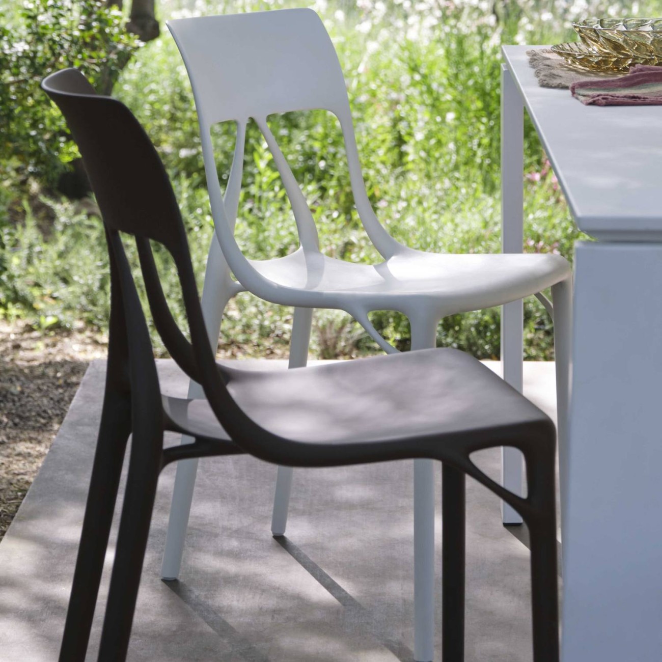 Kartell Καρέκλα λευκή σειρά A.I. Lite Καρέκλες