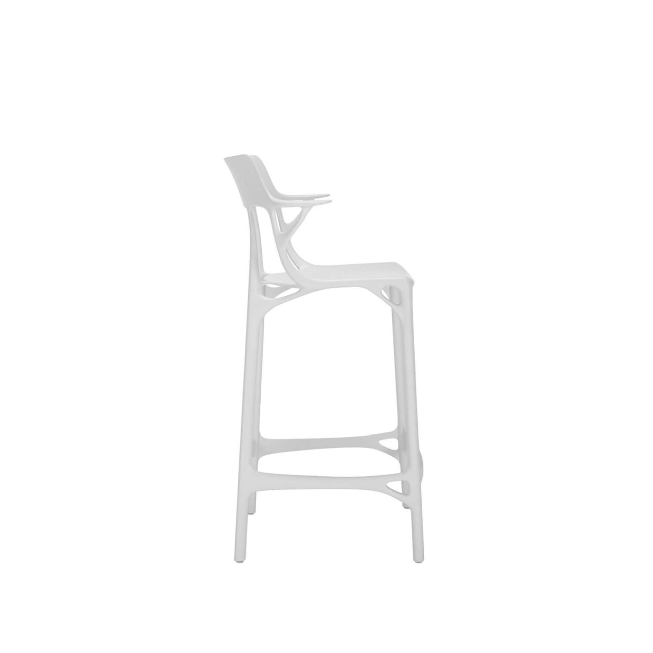 Kartell Σκαμπώ 108 εκ. White σειρά A.I. Σκαμπό