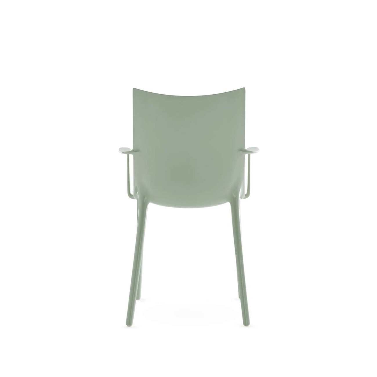 Kartell Καρέκλα Glossy Green σειρά H.H.H. Καρέκλες